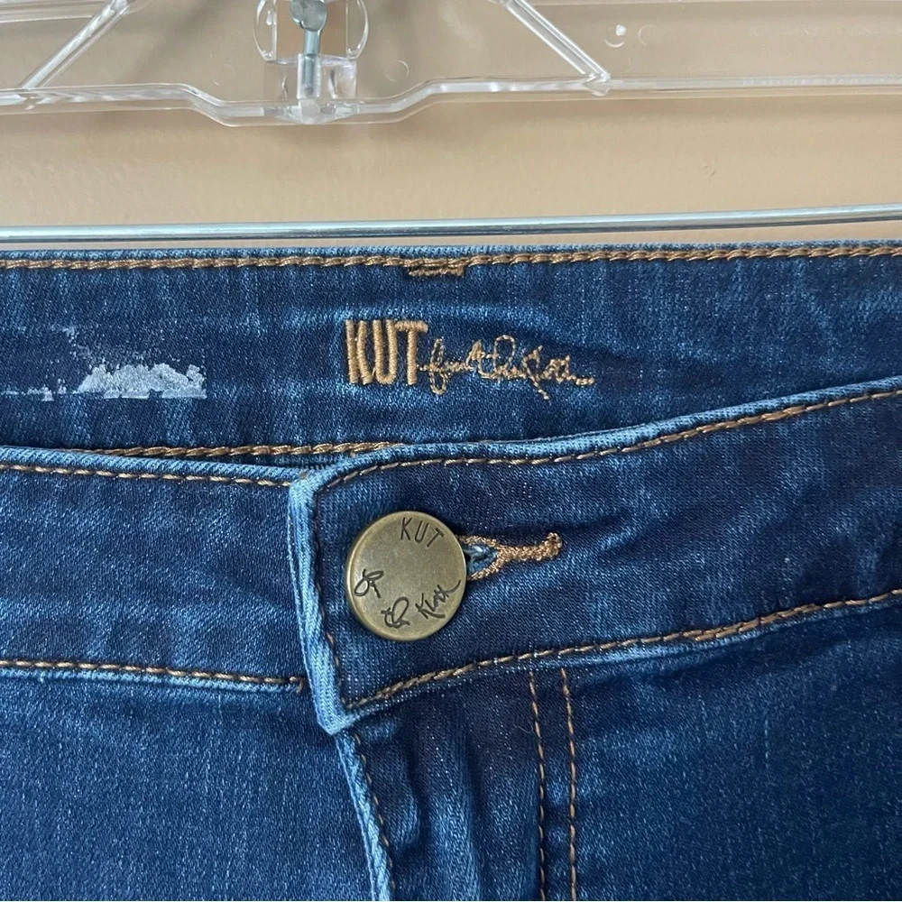 Kut from the Kloth Indigo Straight Leg Jeans size 12